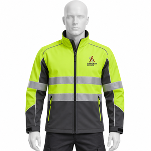Ropa de Trabajo Ligera y Cómoda para Exteriores, Chaqueta de Seguridad OEM, Ropa de Trabajo Industrial, Detalles Reflectantes, Tela Resistente - Product Image 1