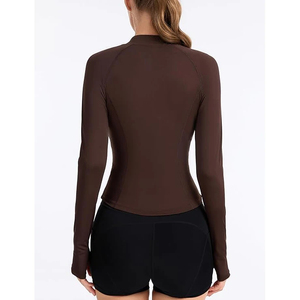 Premium Quality Sustainable Custom Made Size Best Selling Women's <b>Yoga</b> <b>Jacket</b> Reversible Breathable Women's <b>Yoga</b> <b>Jacket</b> - Product Image 5