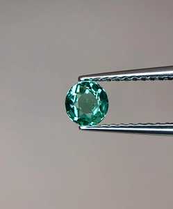 Magnifique pierre précieuse de tourmaline Paraiba naturelle du Mozambique, certifiée bleu vert néon, pierre brute pour bijoux fins - Product Image 3