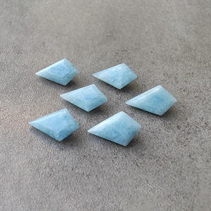 Aigue-marine naturelle facettée, taille calibrée AAA+, forme cerf-volant pour bijoux, toutes tailles disponibles - Product Image 1
