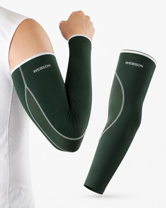 Manchons de cyclisme sans couture WEBSON grande taille bleu marine protection anti-UV unisexe adulte respirant prix de gros pas cher - Product Image 3
