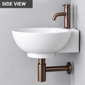 Lavabo de Pared de Cerámica Moderno, Ecológico y Fácil de Limpiar para Uso Comercial en Hospitales, Apartamentos y Hoteles - Product Image 3