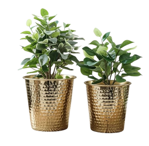 Nordic Metal Hanging Flower Pot with <b>Bird</b> Figurine Circular Frame Tabletop <b>Standing</b> Plant Pot Holder Decorative Iron Planter - Product Image 4