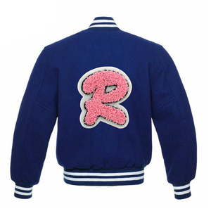 Wholesale Fashionable High Quality Classic Sports Style Casual Streetwear Varsity Jacket <b>Mens</b> Slim Fit Cotton Varsity Jacket - Product Image 3