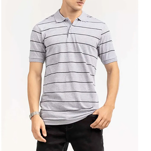 Blank Logo Custom Short Sleeve Men polo Shirt 100% Cotton Plain Golf Polo Shirts Breathable - Product Image 2