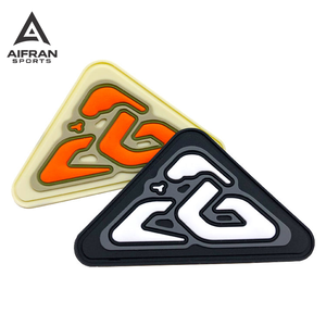 OEM Custom Rubber Logo PVC Patch Durable Waterproof Soft Labels for Apparel <b>Shoes</b> Caps Bulk Supply - Product Image 1