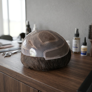 Bangladesh Taz hommes Remy cheveux perruque Alibaba haute qualité cheveux indiens toupet vague naturelle doux haute qualité produit de cheveux humains - Product Image 1