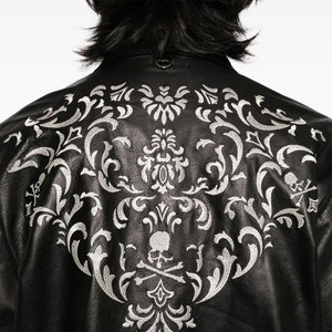 Camisa de Cuero de Diseño para Hombre, Cuero Suave de Primera Calidad, Detalle de Botones, Prenda Contemporánea, Fabricación Personalizada, OEM, ODM, Venta al Por Mayor - Product Image 6