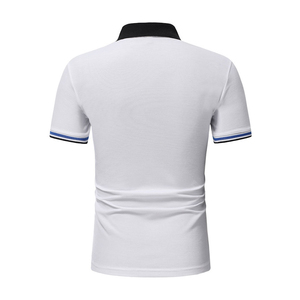 Nouvelle mode estivale pour hommes, vêtements de travail, logo personnalisé, chemise à manches courtes pour hommes, polos vierges pour hommes - Product Image 6