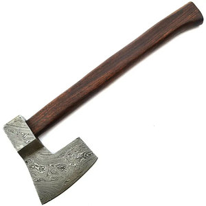 Hache de camping en acier Damas artisanal de qualité supérieure, prix de gros, hache industrielle personnalisée de haute qualité, OEM/ODM - Product Image 5