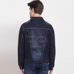 Veste en jean pour homme, coupe classique, en coton, style streetwear, pour usage quotidien - Product Image 4