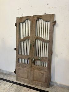 Antique Solid Wood Door Panels with Hand Carved <b>Frame</b> Eco-Friendly for Bedroom Outdoor Living Room Home Furniture - Product Image 3