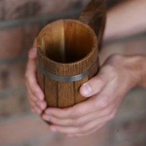 Jarra de Madera Estilo Forestal - Product Image 1