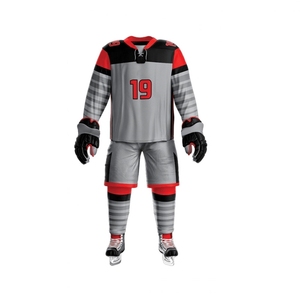 Personalized Breathable Polyester Tackle Twill Digital Print Ice Hockey Jersey Custom Team Name Front Logo Design Your Own Set - Product Image 2