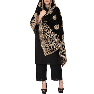 Châle en laine pour femme de qualité supérieure, design unique, tissu respirant, personnalisable, pour l'extérieur, hiver, long, carré, uni – Vente chaude - Product Image 5