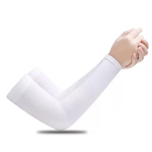 Features Muscle Support <b>Arm</b> <b>Sleeves</b> Popular Lightweight Workout Sportswear Breathable Fabric Quick Dry UV <b>Protection</b> Custom - Product Image 1