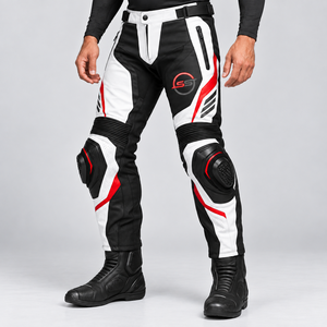 Pantalon de moto à prix bas avec tissu durable, coupe confortable, design protecteur, construction respirante pour la conduite à moto - Product Image 2