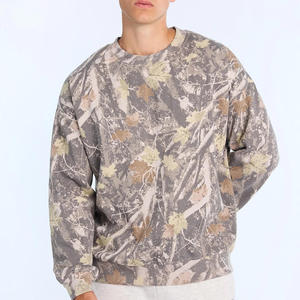 Sudadera de Invierno con Cuello Redondo Estampado, 100% Algodón Felpa, Mangas Largas, Diseño Transpirable Personalizable - Product Image 3