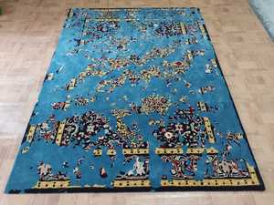 Tapis tufté à la main de qualité supérieure, rouge, en laine épaisse, durable, finition douce, pour salon et chambre à coucher - Product Image 2