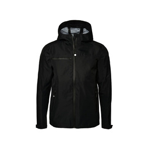 Manteau de pluie long personnalisé imperméable pour homme avec capuche à cordon et fermeture à boutons, envoyé par Dress Sports - Product Image 1