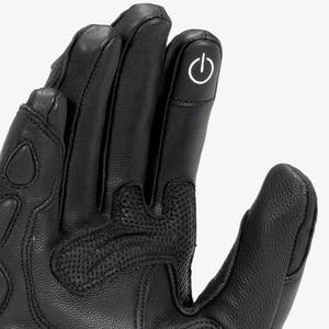 Gants de moto en cuir de qualité supérieure avec protection des articulations, respirants et antidérapants pour hommes et femmes - Product Image 3