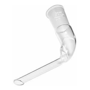 Adaptador de Tubo Angulado PYREX 105 de Vidrio Borosilicato con Unión 24/40 para Destilación - Product Image 3