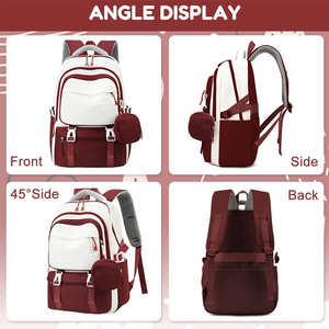 Sac à dos double épaule grande capacité de haute qualité pour filles, collégiennes, lycéennes et élèves du primaire - Product Image 2