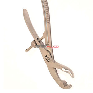 Orthopedic Bone Holding Forceps 7.5 Inch Self-Centering Ratchet Lock Surgical <b>Clamp</b> Manual Stainless Steel Bone Reduction SIGAL - Product Image 5