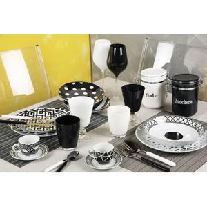 Set di 6 Calici Excelsa in Vetro Nero Nobile 8,5X8,5X13,5 Cm - Product Image 3