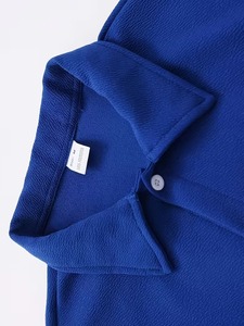 Men Casual Textured Short Sleeve Button <b>Down</b> Shirt Summer Breathable Resort Cuban Collar Fashion Streetwear OEM Supplier - Product Image 3