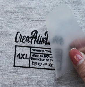 Étiquettes thermocollantes en tissu écologiques personnalisées avec bord découpé au laser pour vêtements (usage principal et col) - Couleurs et tailles personnalisées, service OEM - Product Image 2