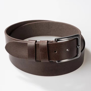 Ceinture en cuir véritable pour homme de haute qualité avec boucle en alliage, vente en gros, design élégant pour homme 2026, ceintures décontractées pour jeans, personnalisables - Product Image 3