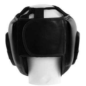 Casque de sécurité professionnel pour la boxe, protège-tête, casque de boxe en cuir véritable pour la protection de la tête - Product Image 2