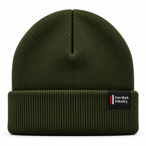 Iron Mark Industry <b>Beanie</b> Hat Unisex Adult Knit Winter Cap 100% <b>Wool</b> Breathable Waterproof Casual Outdoor Wear 58-60CM Stretch - Product Image 4