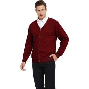 2025 personnalisé monogramme hommes pull broderie Cardigan avec grande taille caractéristique coton tricoté pour l'hiver ajouter votre texte ici - Product Image 5