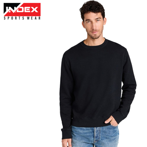 Sudadera de Cuello Redondo para Hombre INDEX SPORTSWEAR, Corte Regular, Color Sólido, Tejido de Punto, Ropa Casual, Gris Otoño - Product Image 3