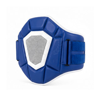 Nouvelle ceinture de protection abdominale en cuir pour la boxe, l'entraînement, le sparring, le kickboxing, les arts martiaux, la pratique sportive, la gym, avec design ajustable à la taille - Product Image 2