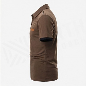 Camisas Polo de Algodón para Hombre, Tallas Grandes, Estilo Urbano, Alta Calidad, con Bolsillo y Cuello, Camisa de Verano, Color Personalizado - Product Image 3