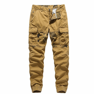Pantalones Cargo para Hombre, Multibolsillos, Casuales para Exteriores, Pantalones Chino Premium al por Mayor, Ropa Casual de Moda en Algodón Suave - Product Image 3