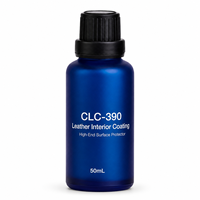 طلاء داخلي شفاف للجلد CLC-390 سعة 50 مل، طبقة حماية سيراميكية متينة، مانع تسرب للجلد في السيارات، حماية من الأشعة فوق البنفسجية، مقاوم للماء 25,000