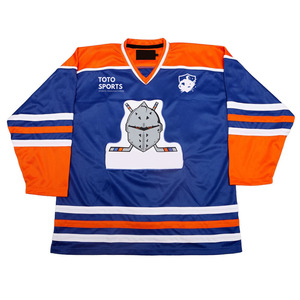 Meilleur fournisseur de maillots de hockey sur glace en polyester personnalisés, confortables, légers, de haute qualité, tendance et professionnels - Product Image 1