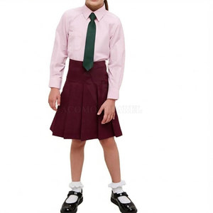 Ensemble uniforme scolaire pour enfants, directement de l'usine, avec matériaux de qualité supérieure, couleurs scolaires personnalisées et service de broderie. - Product Image 2