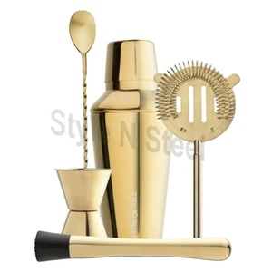 Juego de mesa y silla de barra alta Pcs Bar Set con color dorado Precio al por mayor para bar - Product Image 1