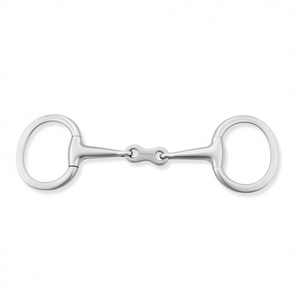 Flat <b>Ring</b> Eggbutt Snaffle Bit French Link Lozenge Stainless Steel 12.5 <b>Size</b> TM STARTECH Horse Bit Training Dressage Riding - Product Image 2