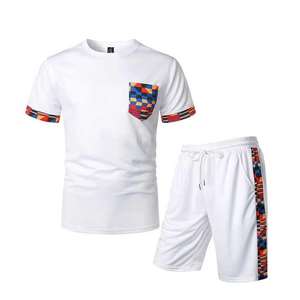 Conjunto Deportivo Informal para Hombre, Ropa Deportiva, Manga Corta hasta la Rodilla, Servicio OEM Ecológico, Diseño 2 en 1, Ligero y Cómodo para Adultos - Product Image 1