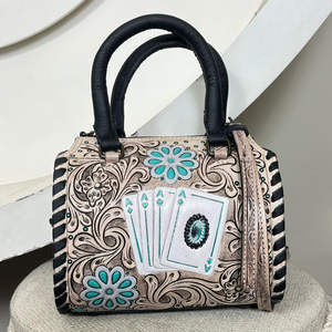 Bolso de Viaje de Cuero Hecho a Mano con Diseño Personalizado para Mujer, Bolso de Mano Pequeño y Duradero de Lujo para Negocios y Ocio - Product Image 4