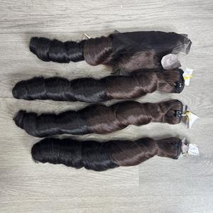 Extensiones de pelo crudo natural para mujeres negras, pelo humano vietnamita, precio al por mayor - Product Image 2