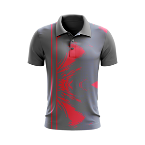Chemise décontractée pour homme à manches courtes, imprimée, 100 % polyester durable, respirante, de qualité supérieure, vente en gros - Product Image 3
