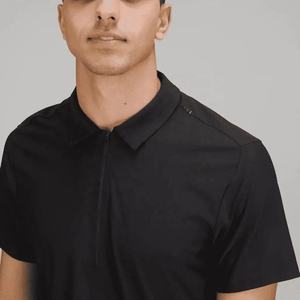 Custom Men <b>Polo</b> T-Shirt Summer <b>Polo</b> <b>Zipped</b> <b>up</b> Shirt for Men Sport Street Wear Solid Color Fashionable Breathable <b>Polo</b> T -Shirt - Product Image 3