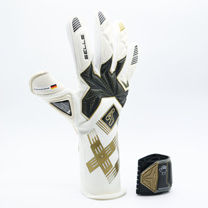 Professional Lightweight Water-Resistant Durable High Air Retention <b>Goalkeeper</b> <b>Gloves</b> 4mm German Latex Football Training Custom - Product Image 6